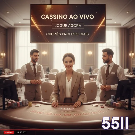 Crupies em ação em um cassino ao vivo do site 55ll, proporcionando uma experiência de jogo vibrante.