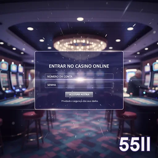 Imagem representativa do portal 55ll para entrar em cassino online.