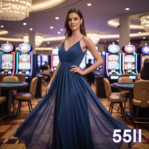 Modelo de cassino online da 55ll, apresentando jogos e design atrativo para gamers.